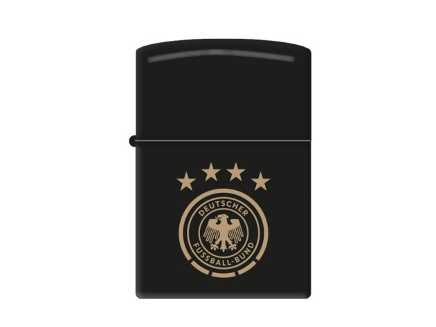 Zippo Feuerzeug -  DFB Logo, schwarz matt