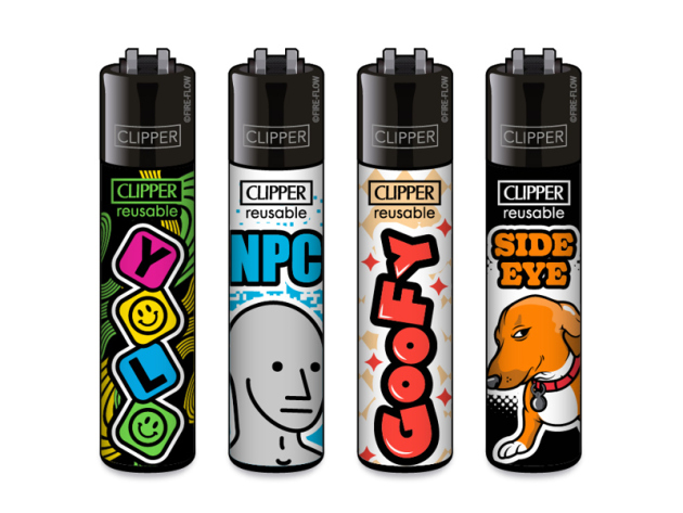 Clipper Large NEON LEAVES#2, 48 Display