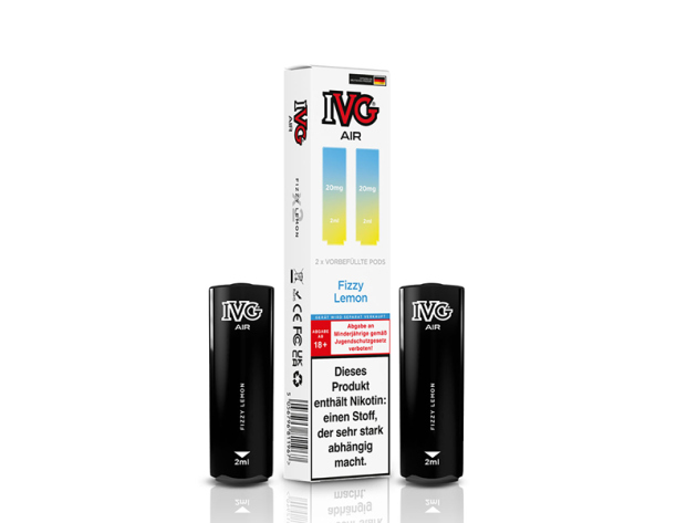 IVG AIR - Prefilled Pod - Fizzy Lemon (Zitrone) - 20mg - 2er Set