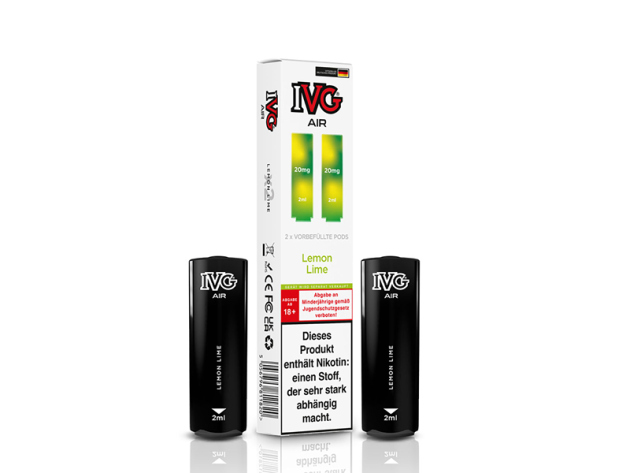 IVG AIR - Prefilled Pod - Lemon Lime (Zitrone, Limette) - 20mg - 2er Set