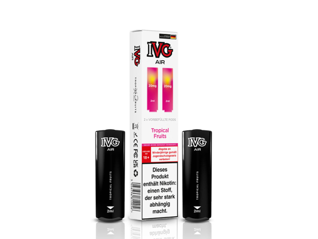 IVG AIR - Prefilled Pod - Tropical Fruits (Tropische Früchte) - 20mg - 2er Set