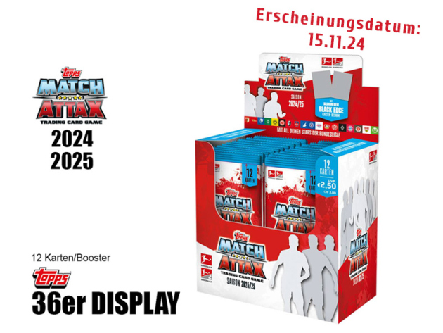 Match Attax Bundesliga 2024/2025 Booster; 36er Display