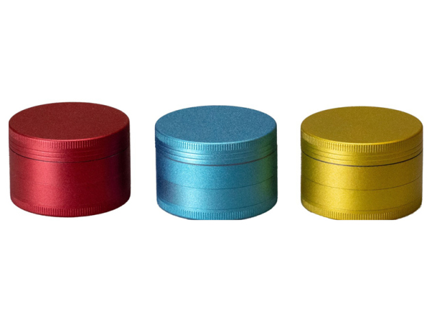 Grinder "Alu finish"; 4-tlg., 3-fach sortiert, einzeln