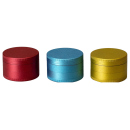 Grinder "Alu finish"; 4-tlg., 3-fach...