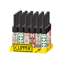 Clipper Mini Stabfeuerzeug NORTHERN PATTERN, 24er Display