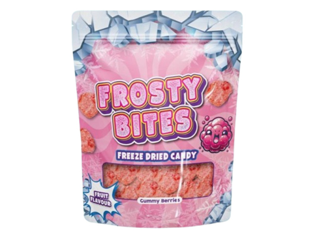 Frosty Bites - Gummy Berries (Himbeere) Gefriergetrocknet -  á 50g; 24er Display