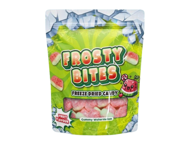 Frosty Bites - Gummy Watermelon (Wassermelone) Gefriergetrocknet -  á 50g; 24er Display
