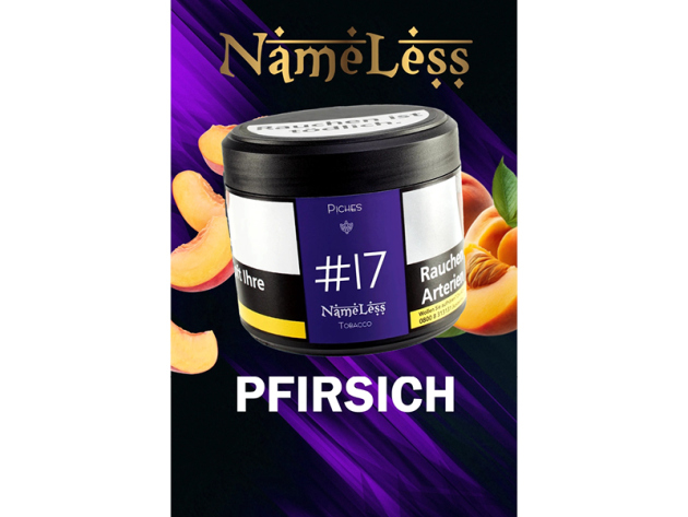 NameLess Tobacco - P!CHES (fruchtig, süßlich) #17 - 200g