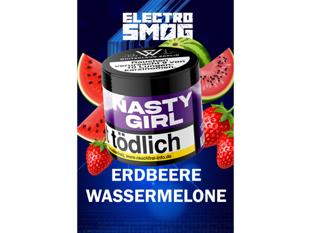 Electro Smog Tobacco - NASTY GIRL (Erdbeere, Wassermelone) - 200g
