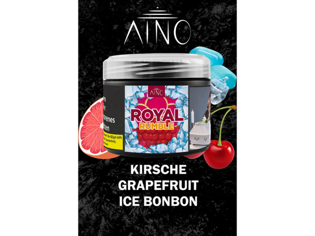 Aino Tobacco - ROYAL RUMBLE (Kirsche, Grapefrucht, Ice Bonbon) - 200g