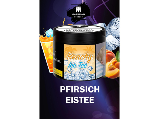 Maridan Tobacco - BEACHY ICE TEE (Pfirsich, Eistee) - 200g