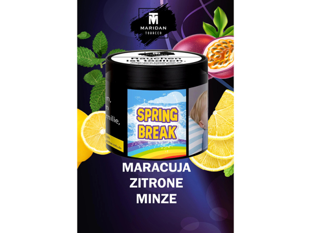 Maridan Tobacco - SPRING BREAK (Limette, Minze, Orange, Zitrone) - 200g