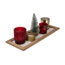 Kerzenhaltertset, Christmas, mit 4 Dekogläsern, UVP: 21,99 Euro