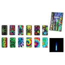 Sturmfeuerzeuge "Crazy Hemp" bunt,...