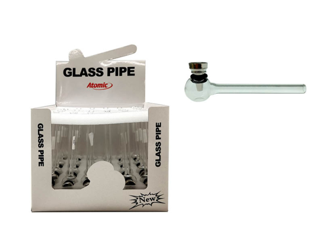 Glaspfeifen "Klar", 24er Display