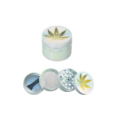 Grinder "Leaf Design" Perlmutt; 4-tlg.,...