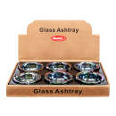Aschenbecher "Rainbow" Glas Ø 100mm; 6er Display