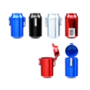 Taschenaschenbecher "Dose"; 4-fach sortiert;...