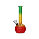 Glasbong "Rasta Round Straight" transp;...