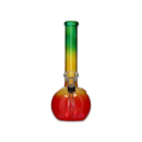 Glasbong "Rasta Round Straight" transp; Höhe 20 cm; Ø 2,4 cm