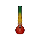 Glasbong "Rasta Beauty Round" transp; Höhe 20 cm; Ø 2,4 cm