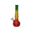 Glasbong "Rasta Beauty Round" transp; Höhe 20 cm; Ø 2,4 cm
