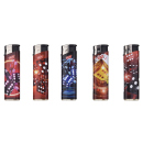 Elektrofeuerzeuge "CASINO", 5-fach sortiert,...