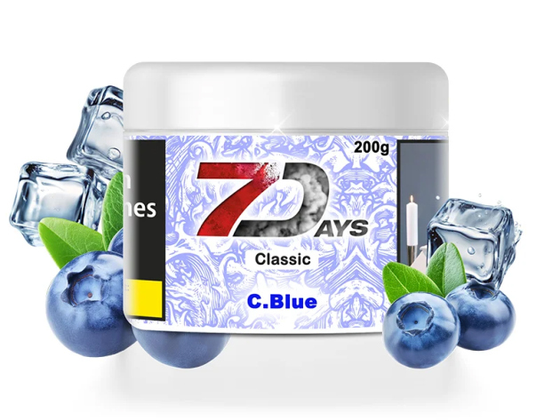 7Days - C. Blue (Blaubeere, Ice) - 200g