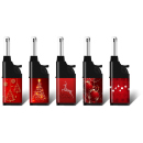 Stabfeuerzeuge "CHRISTMAS" 5-fach...