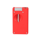 Zigarrenfeuerzeug "Caseti" rot/matt, Soft...