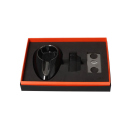 Zigarrenset: Zigarrenascher, Cutter Ring 53, 4er...