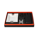 Zigarrenset: Zigarrenascher, Etui Ring 57, Cutter Ring...