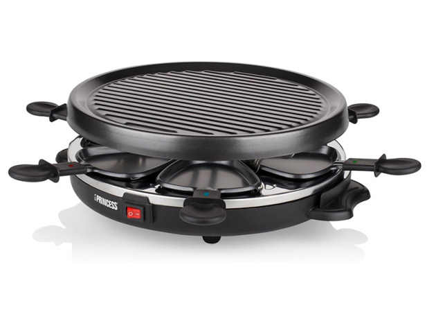Princess Raclette- u. Tischgrill; 800W; schwarz; UVP: 34,99 Euro