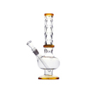 Glasbong "Twist" transp.-orange.; Höhe 30...