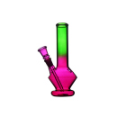 Glasbong lila-grün.; Höhe 22 cm; Ø...