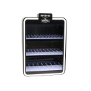 SKE Leerdisplay aus Kunsstoff, mit Beleuchtung, 3 Fächer, mit Schloss