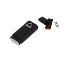 Zigarrenetui "Diamond" 2er, schwarz, mit Cutter...