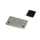 Tabakbeutel "Schwarz-Weiß" innen Kautschuk