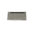 Tabakbeutel "Schwarz-Weiß" innen Kautschuk