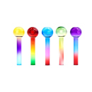 Handpfeife "Metallic-bunt", 10cm,...