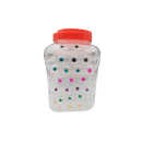 Handpfeife "Transp. Dots", 10cm, sortiert, 90er...