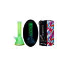 Glasbong "Rainbow" transp; Neon Grün;...