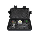 Reise-Pfeifenset (Grinder, Pfeife, Siebe) inkl. Tasche