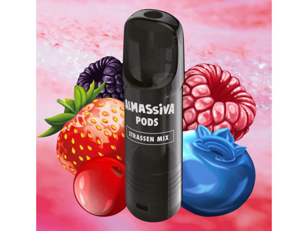 Al Massiva Pod - Strassen Mix (Beerenmix, Ice) - 17mg - 2er Set