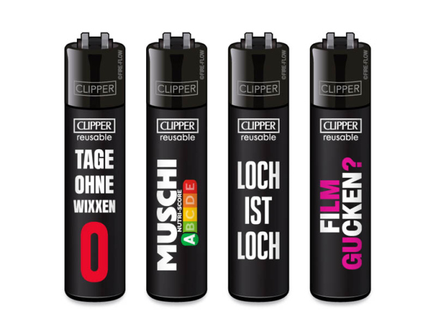 Clipper Large Sonder Edition FFX SEX SPRÜCHE, 48er Display