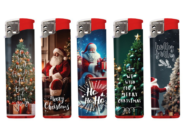 Elektrofeuerzeuge "SANTA", 50er Display