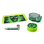 Handpfeifen-Set "green Skull", mit Pfeife, Grinder, Aschenbecher und Tray