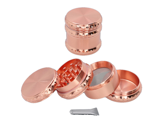 Grinder "Rosegold", 4-tlg; Ø 4,4 cm, einzeln