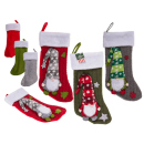 Jumbo-Kaminsocken, Wichtel, 3- fach sortiert, 49 x 25 cm