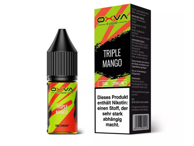 Oxva - Triple Mango (Mango) - Liquid - 20 mg - 10 ml